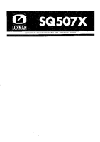 Luxman SQ-507-X-Owners-Manual